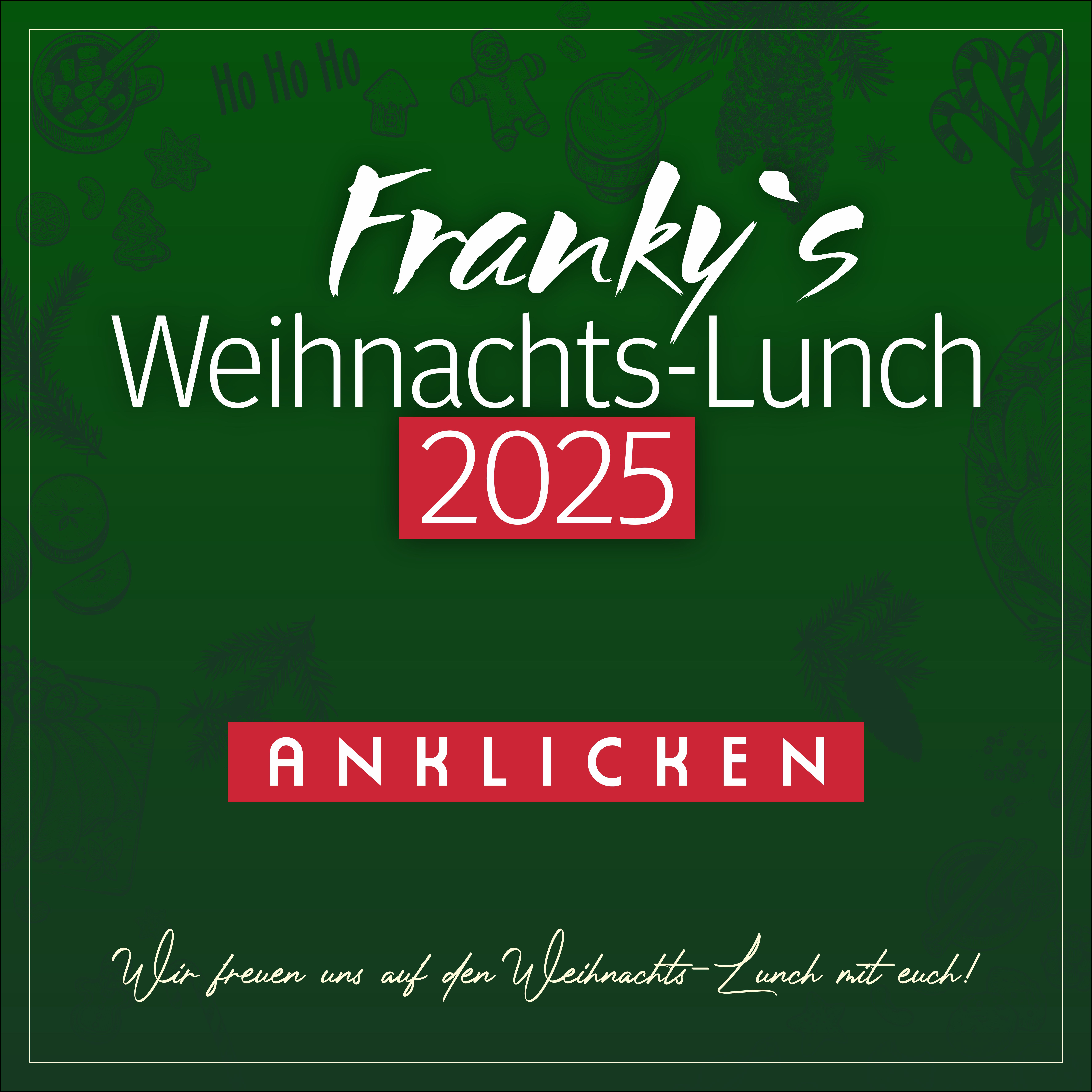 Weihnachtslunch im Franky's Wasserbahnhof Mintard